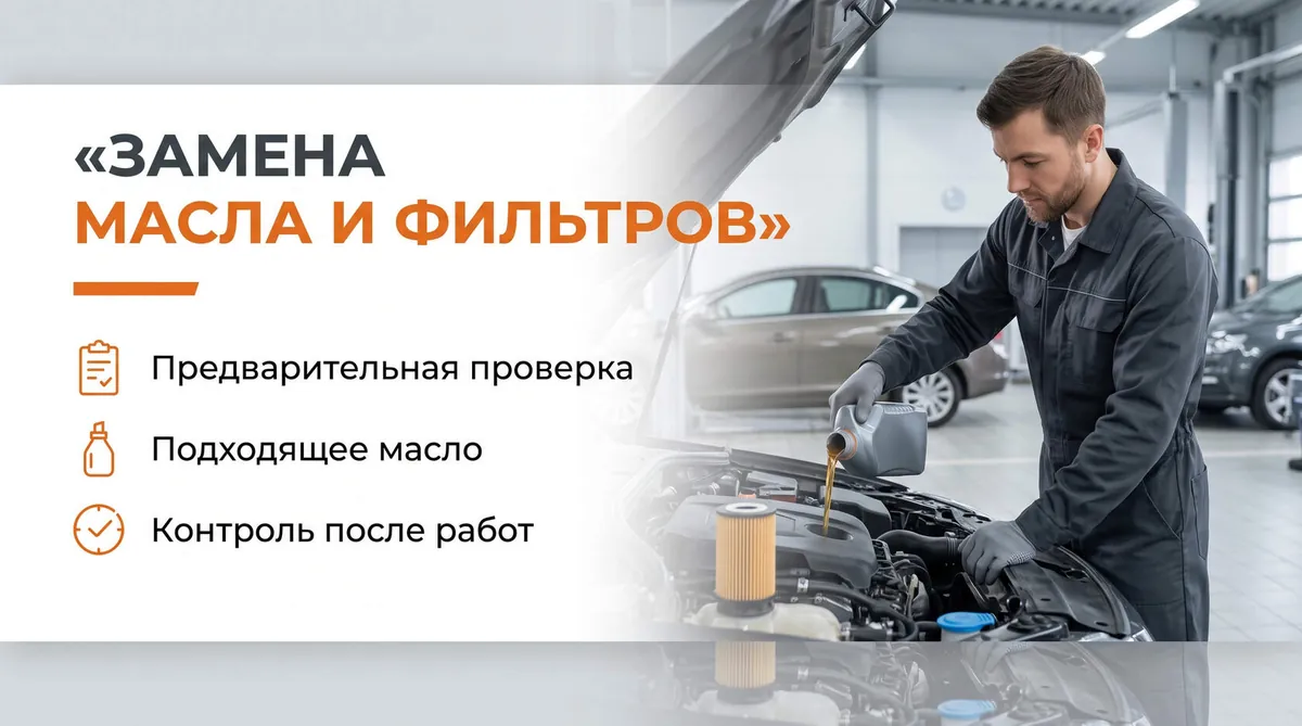 Замена масла и фильтров