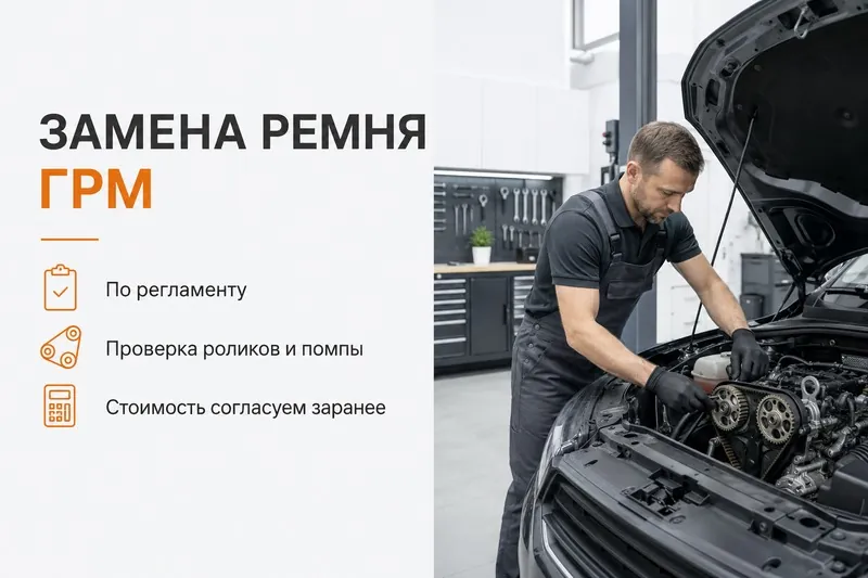 Замена ремня ГРМ