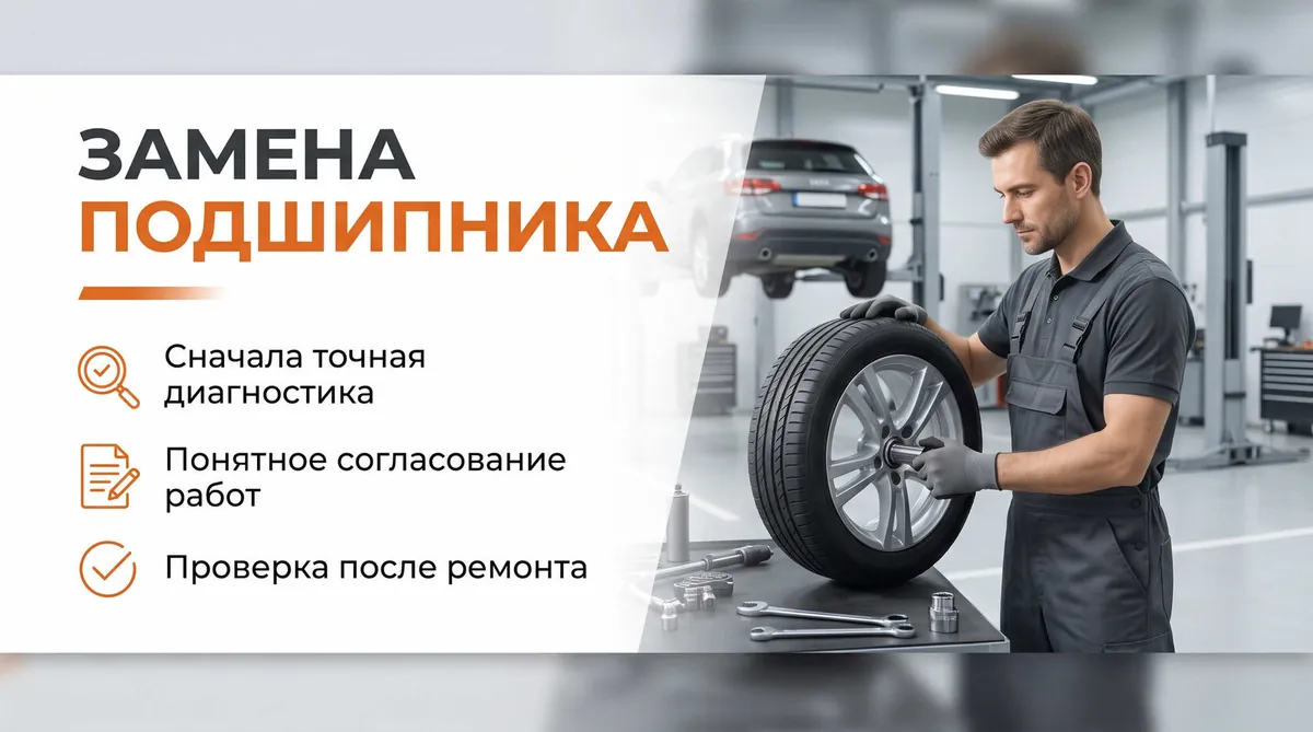 Замена ступичного подшипника