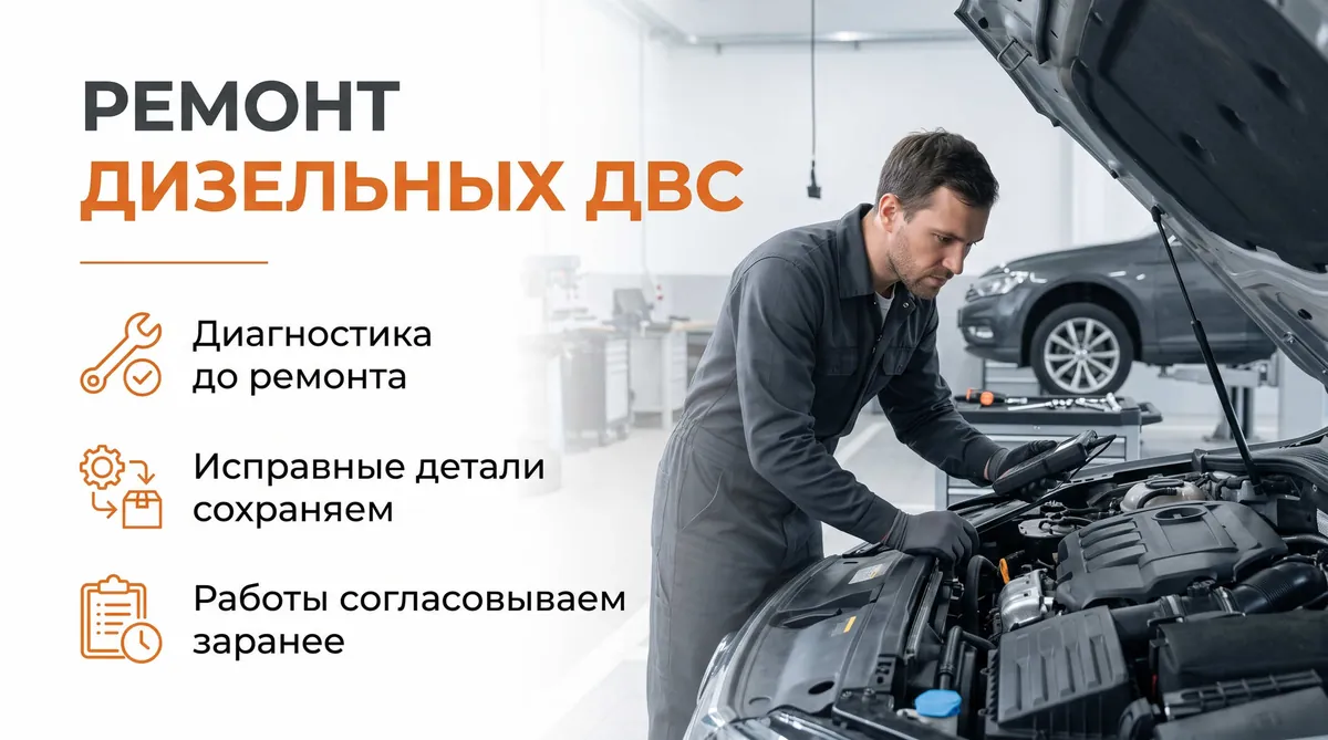 Ремонт дизельных двигателей