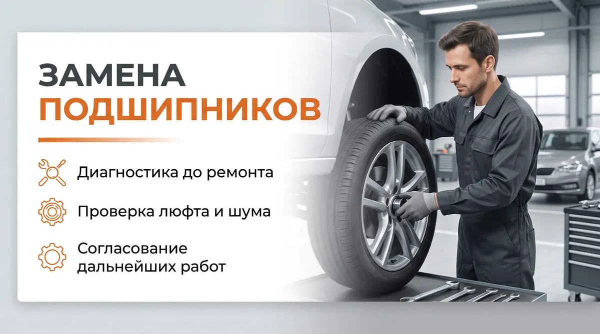 Замена ступичных подшипников